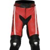 RTX Akira Red Leather Motorcycle Trouser Pant 